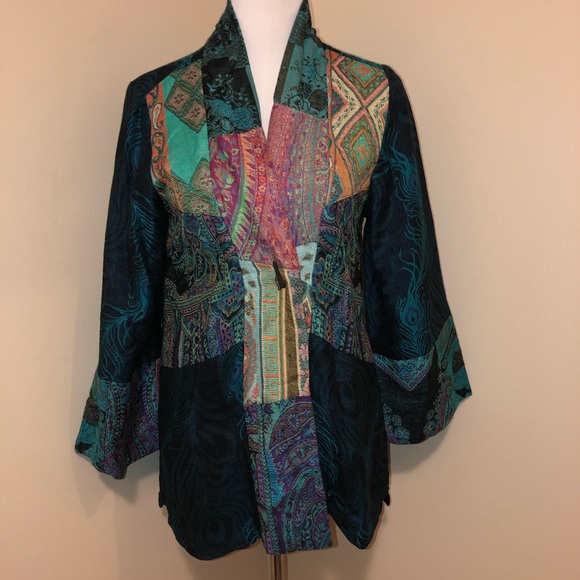 Soft Surroundings Topper, Size -Small(?Med)EUC,Made in- India - Picture 2 of 6